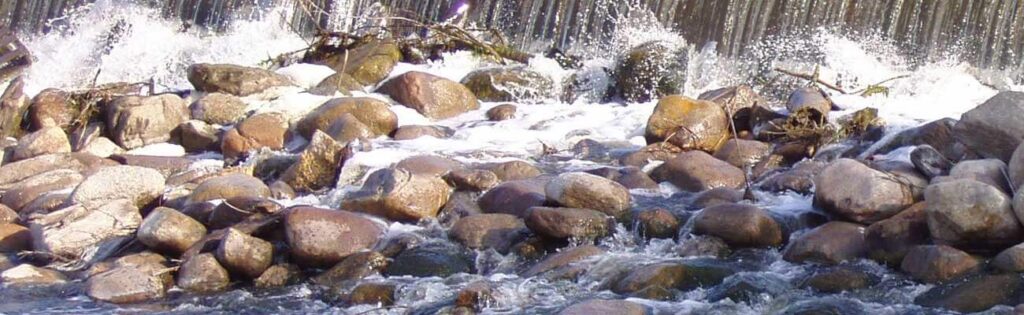 rocks in stream