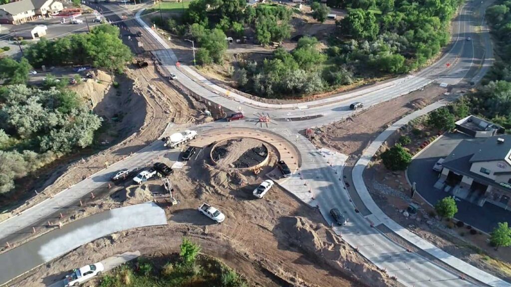 new round about construction