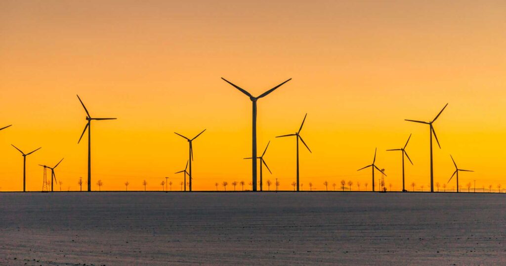 wind turbines