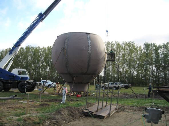 building a water tower