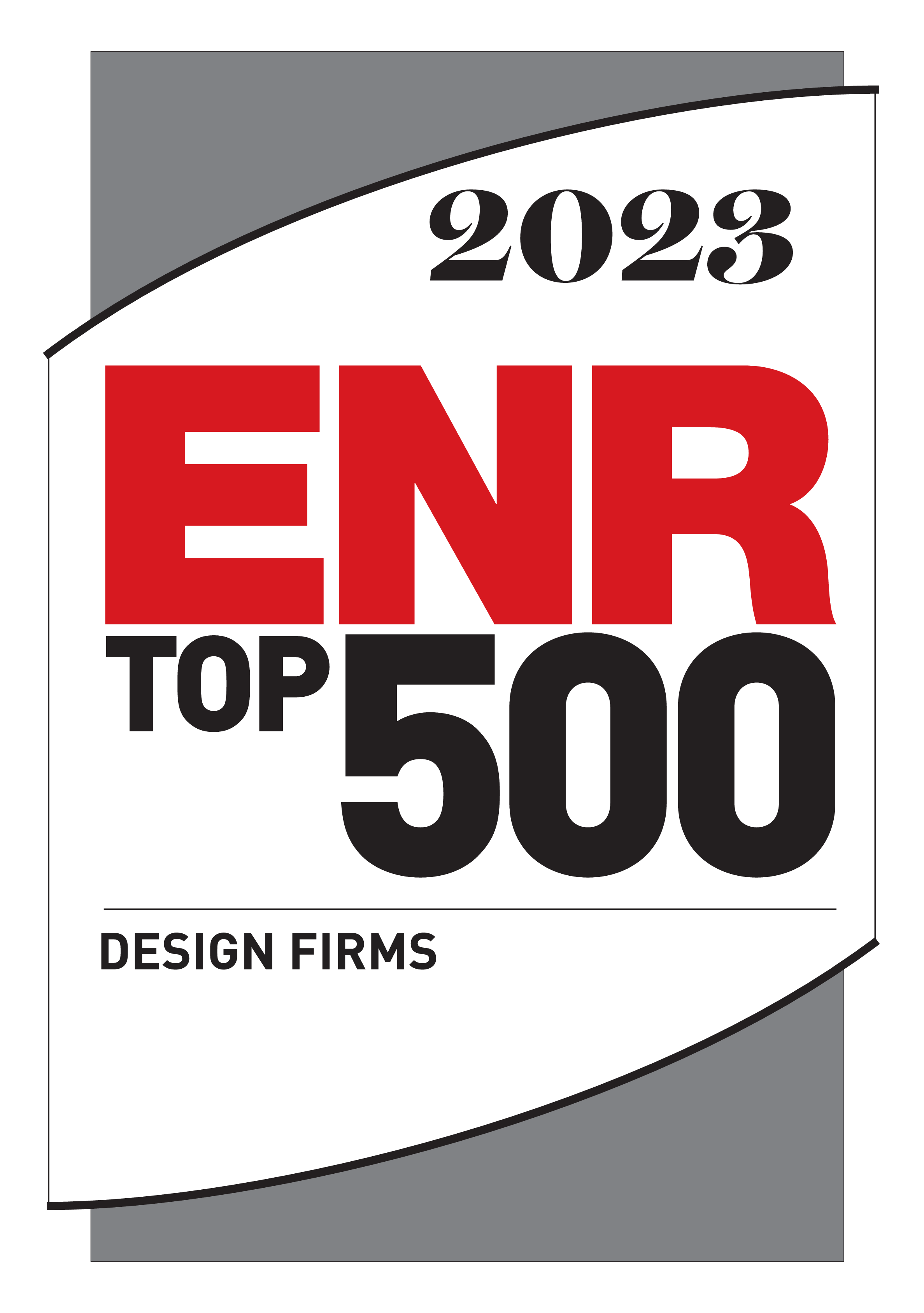 top ENR design firm badge