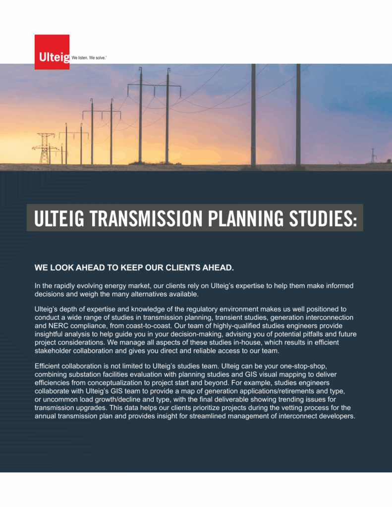 Transmission Planning Studies preview
