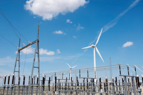Substation and wind turbines