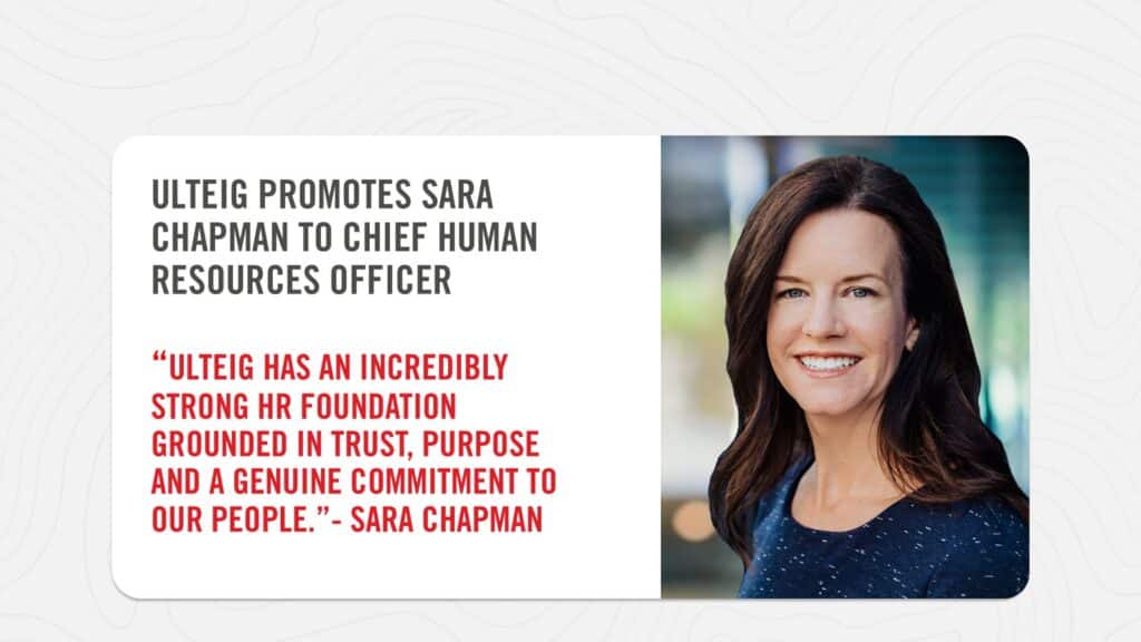 Ulteig Promotes Sara Chapman to Cheif HR Officer
