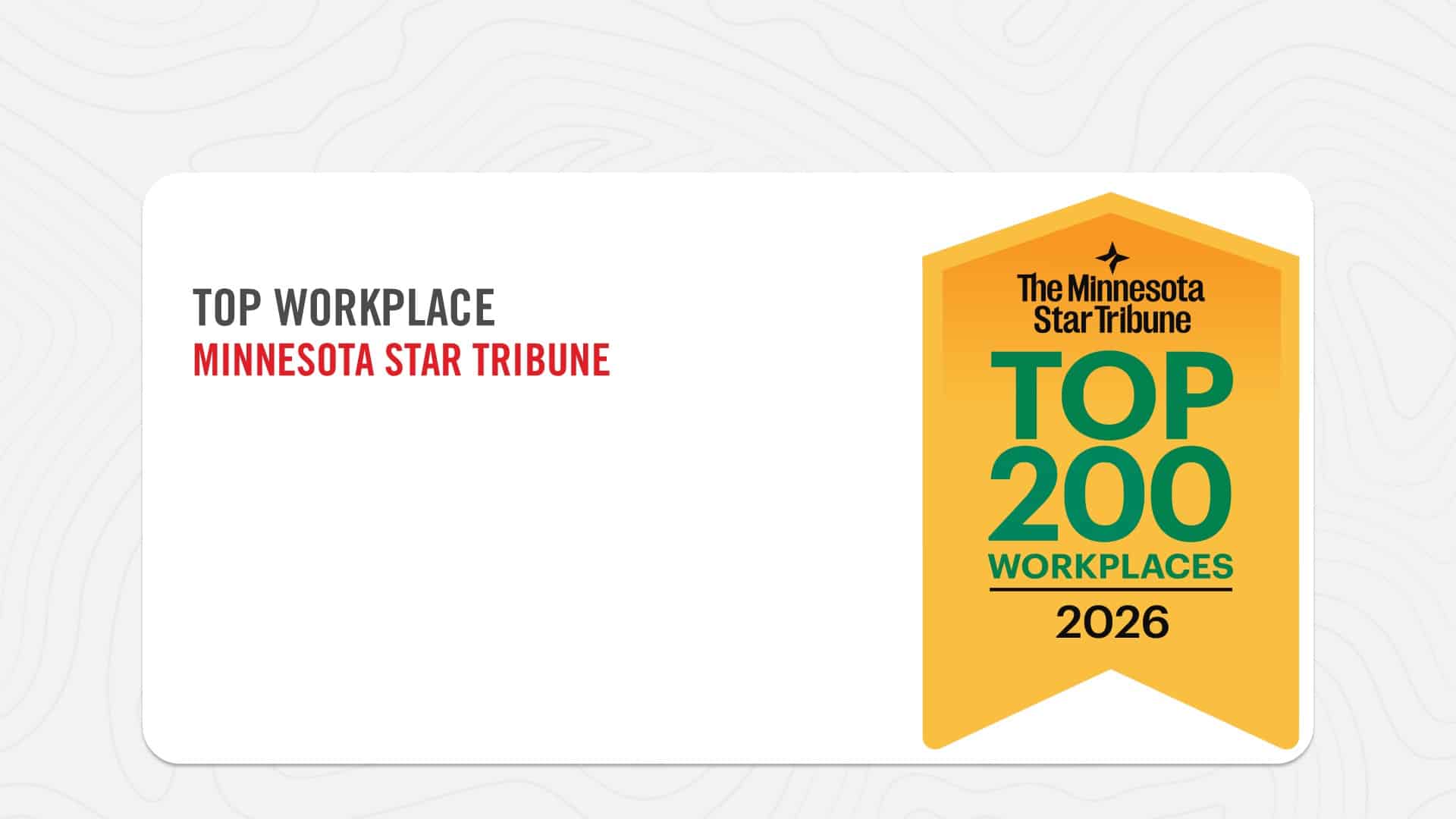 Top Workplace MN Star Tribune