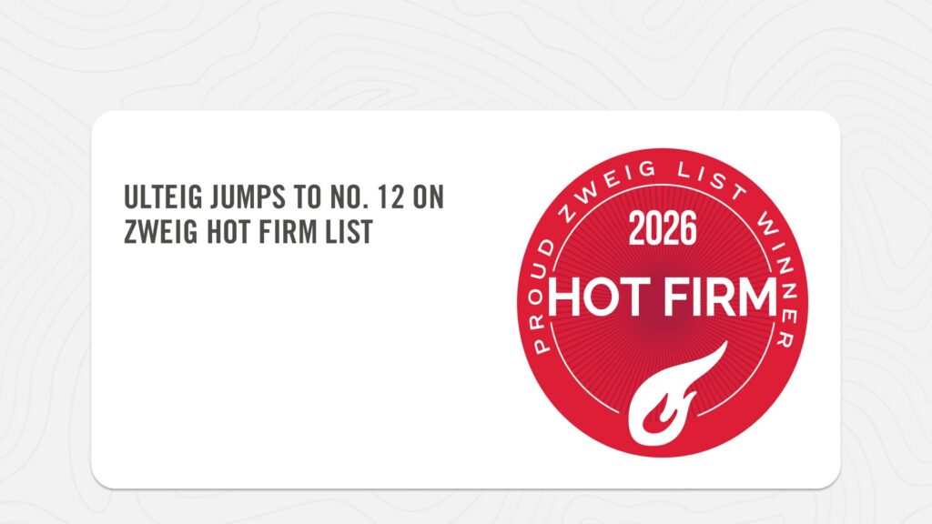 Ulteig jumps to #12 on Zweig Hot Firm List